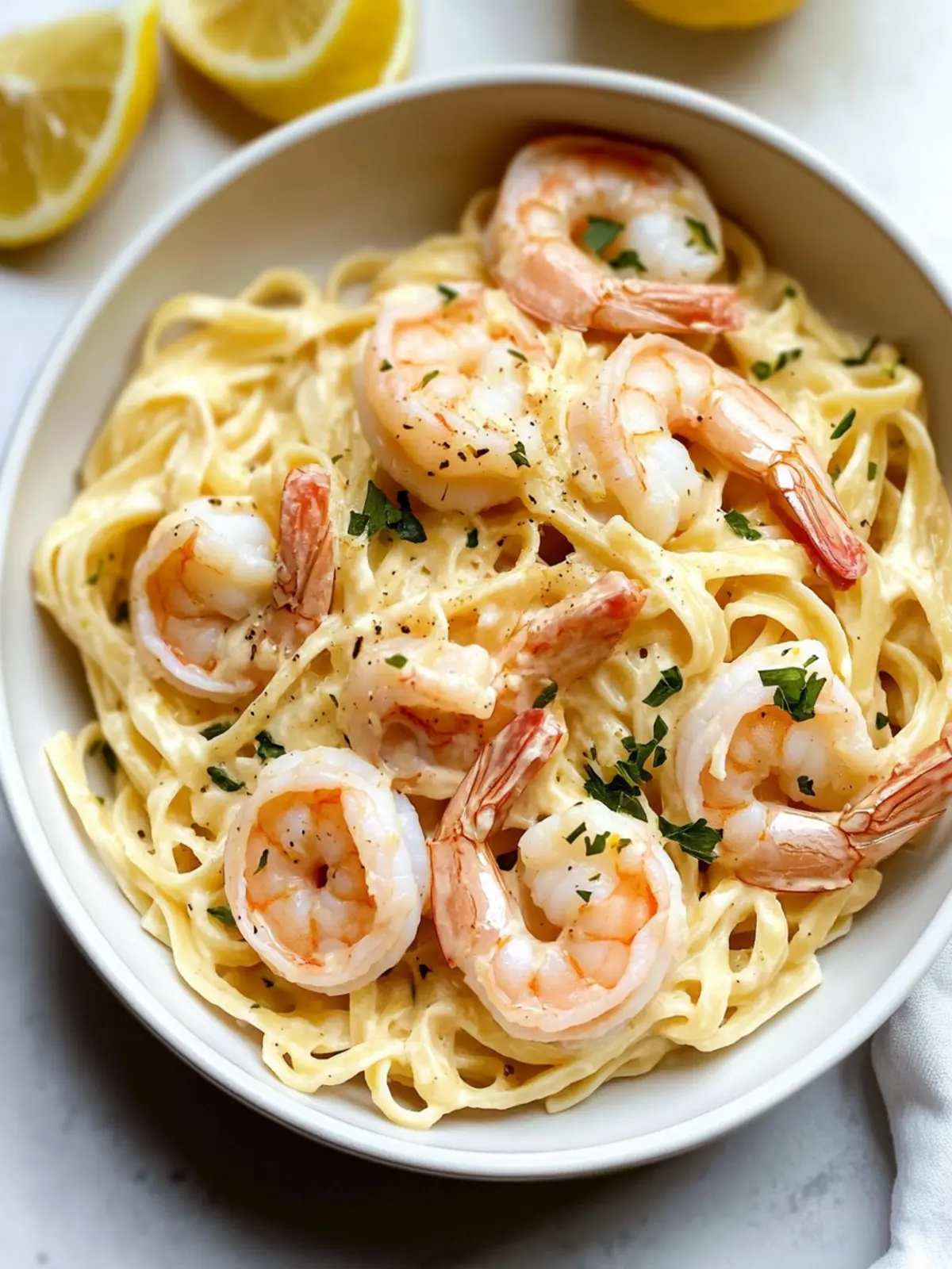 Creamy Lemon Shrimp Pasta: A 30-Minute Delight for Dinner 3 Creamy Lemon Shrimp Pasta