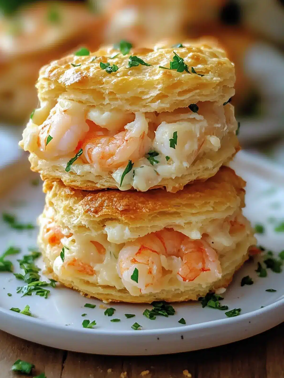 Savory Golden Shrimp & Crab Biscuit Melts You’ll Love 2 Golden Shrimp & Crab Biscuit Melts