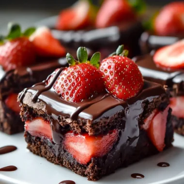 Chocolate Covered Strawberry Brownies for Ultimate Indulgence 10 Chocolate Covered Strawberry Brownies