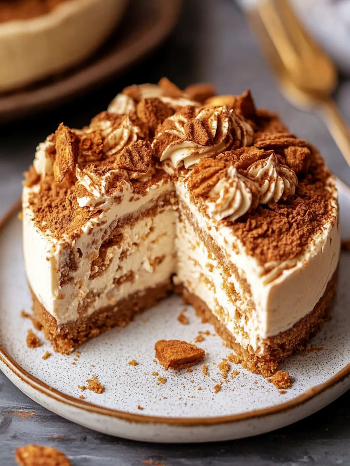 Indulge in No Bake Biscoff Cheesecake Bliss Today 4 No Bake Biscoff Cheesecake