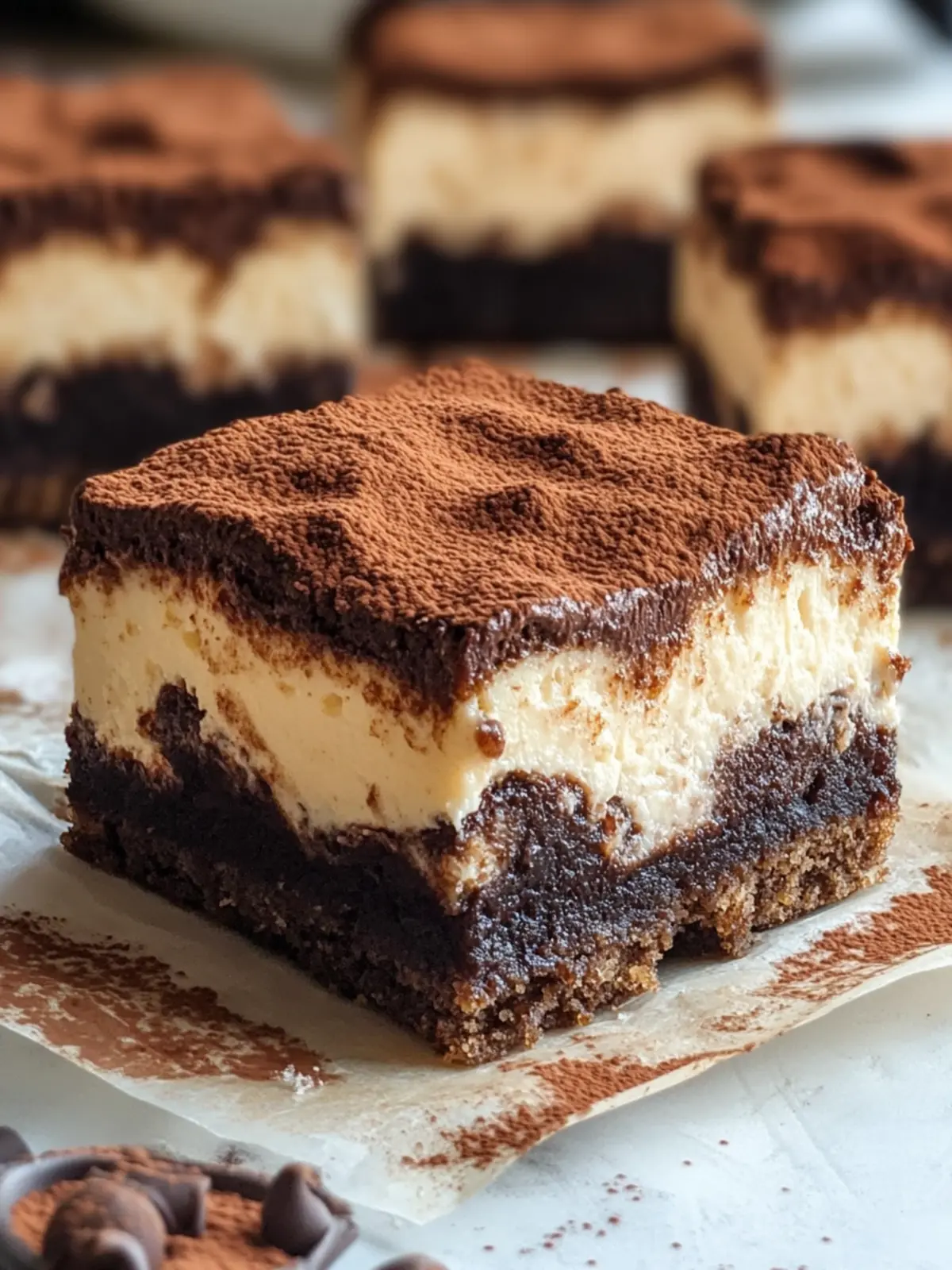Tiramisu Brownies: A Dreamy Chocolate-Coffee Treat 2 Tiramisu Brownies