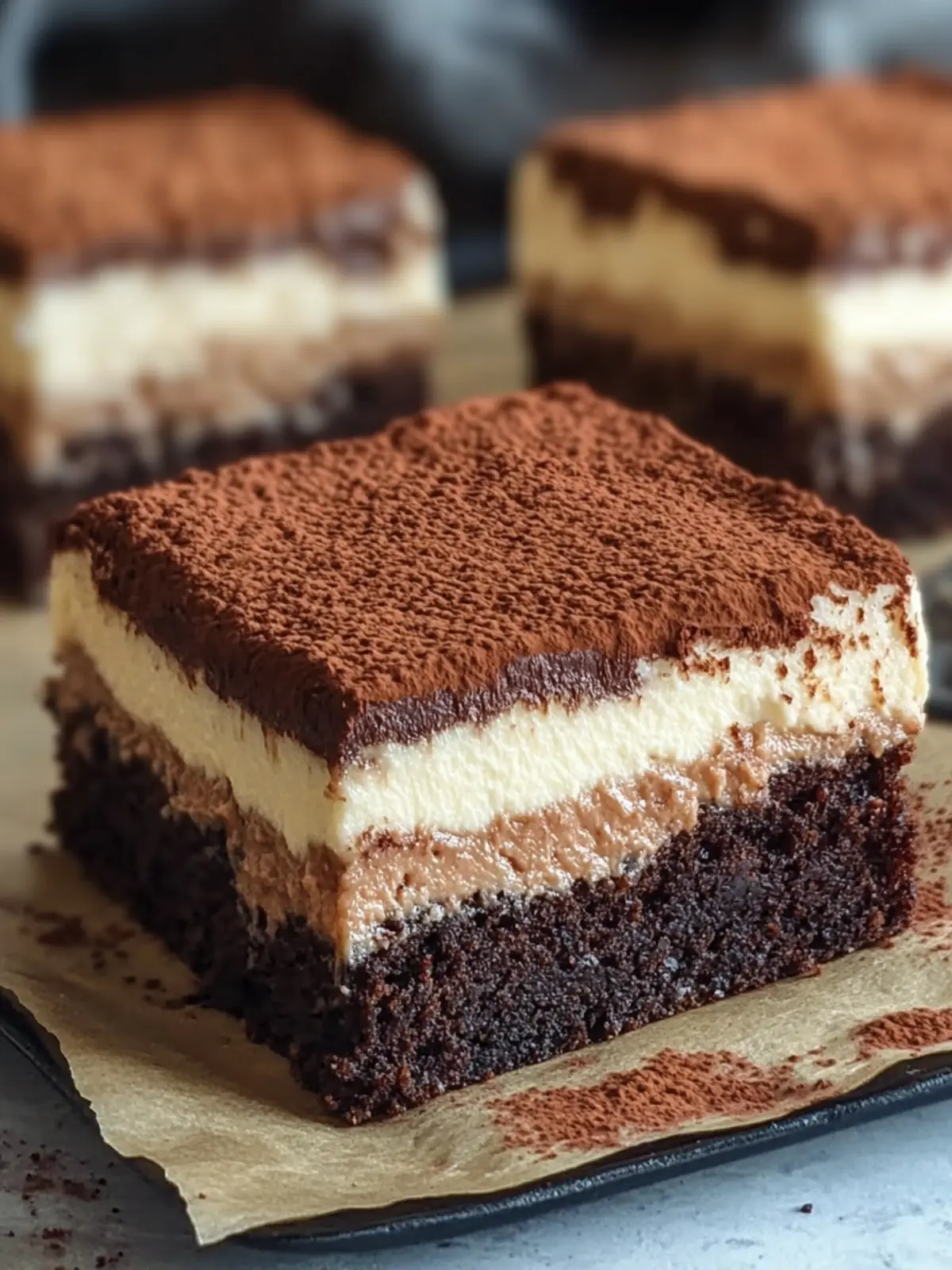 Tiramisu Brownies: A Dreamy Chocolate-Coffee Treat 4 Tiramisu Brownies