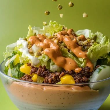 Special Sauce Big Mac Salad: Healthy Comfort in a Bowl 9 Special Sauce Big Mac Salad