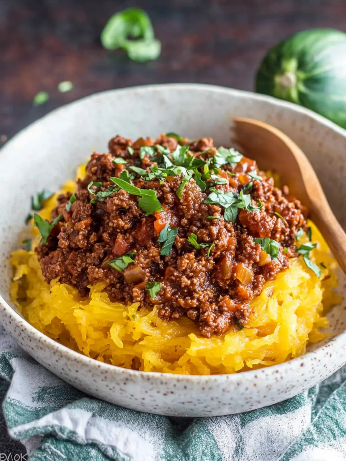 Savory Spaghetti Squash Bolognese: A Keto Delight! 2 Spaghetti Squash Bolognese (Keto, Low Carb)