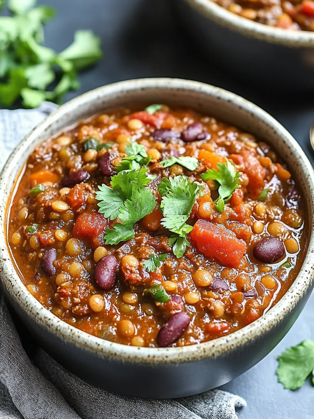 Easy Lentil Chili: A Cozy, Flavor-Packed Delight! 3 Easy Lentil Chili