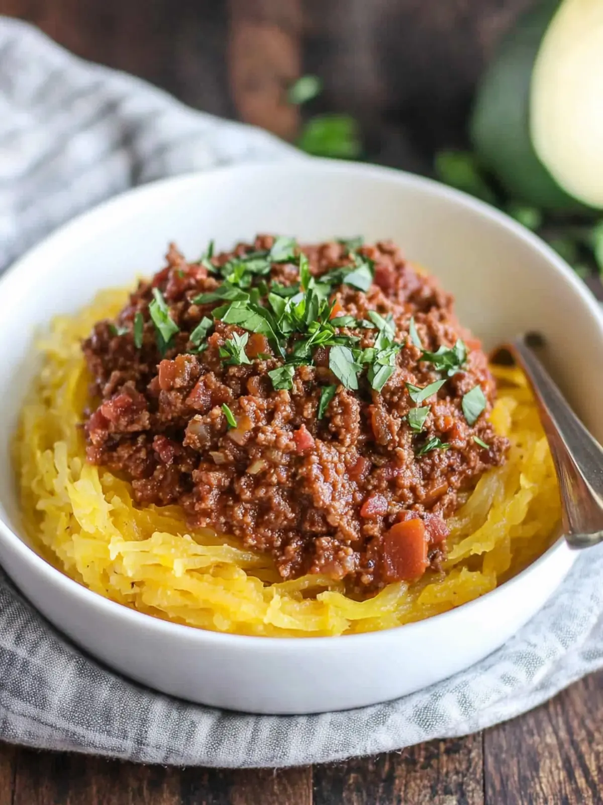 Savory Spaghetti Squash Bolognese: A Keto Delight! 5 Spaghetti Squash Bolognese (Keto, Low Carb)
