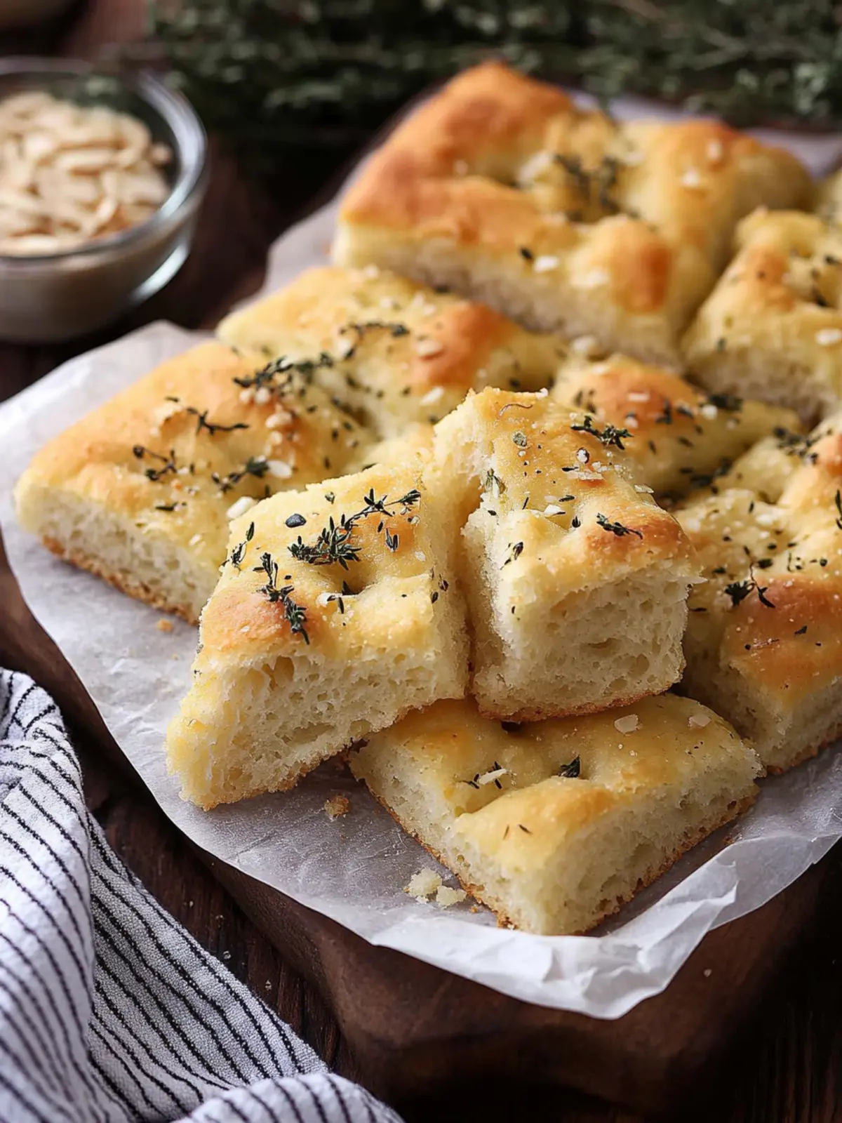 Delicious Almond Flour Focaccia: Gluten-Free Done Right 2 Almond Flour Focaccia