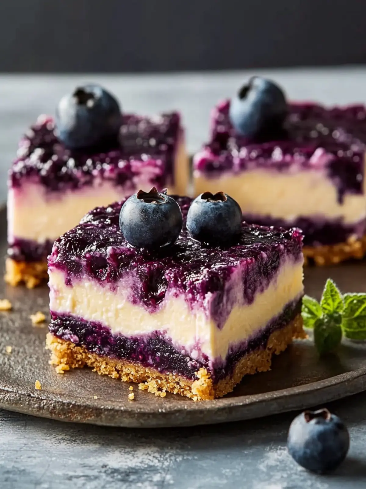 Irresistible Blueberry Cheesecake Bars Recipe That's Easy to Make 2 Blueberry Cheesecake Bars Recipe