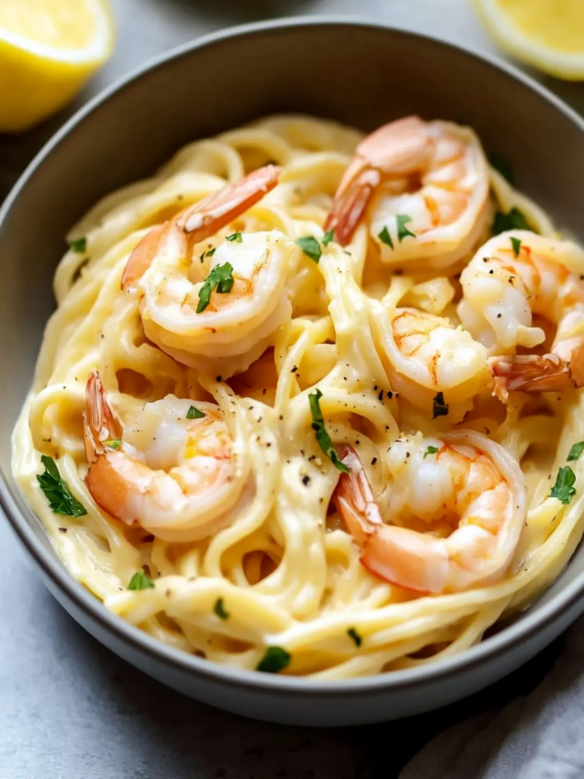 Creamy Lemon Shrimp Pasta: A 30-Minute Delight for Dinner 2 Creamy Lemon Shrimp Pasta