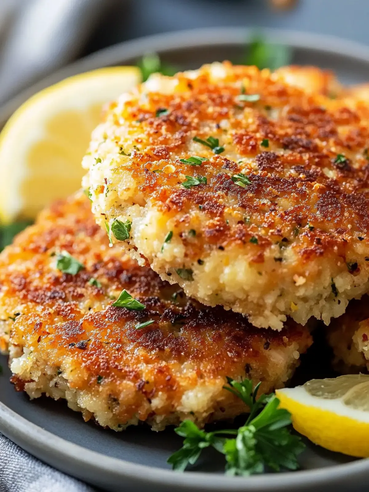 Crispy Lemon Parmesan Tuna Patties for a Flavor Bomb Meal 2 Crispy Lemon Parmesan, Garlic & Herb Tuna Patties