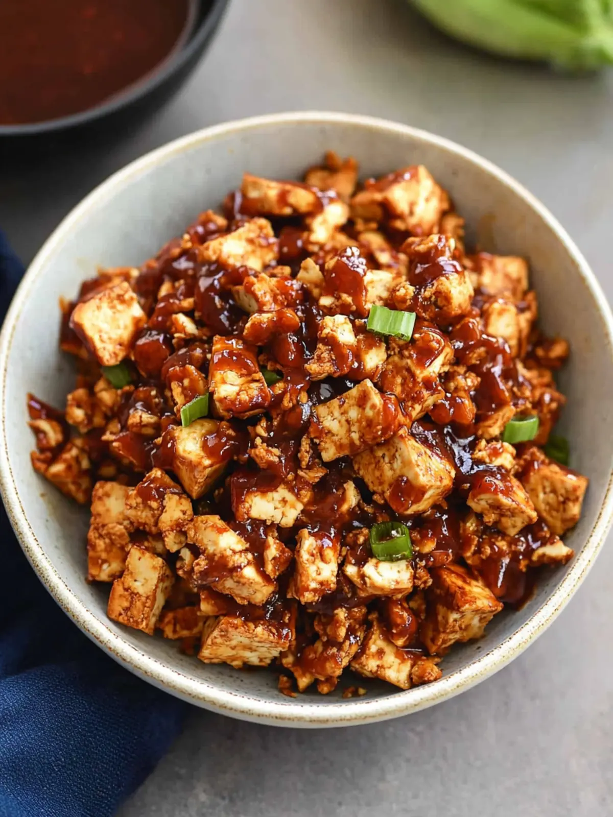 Baked BBQ Shredded Tofu: Smoky, Easy, and Totally Irresistible! 2 Baked BBQ Shredded Tofu