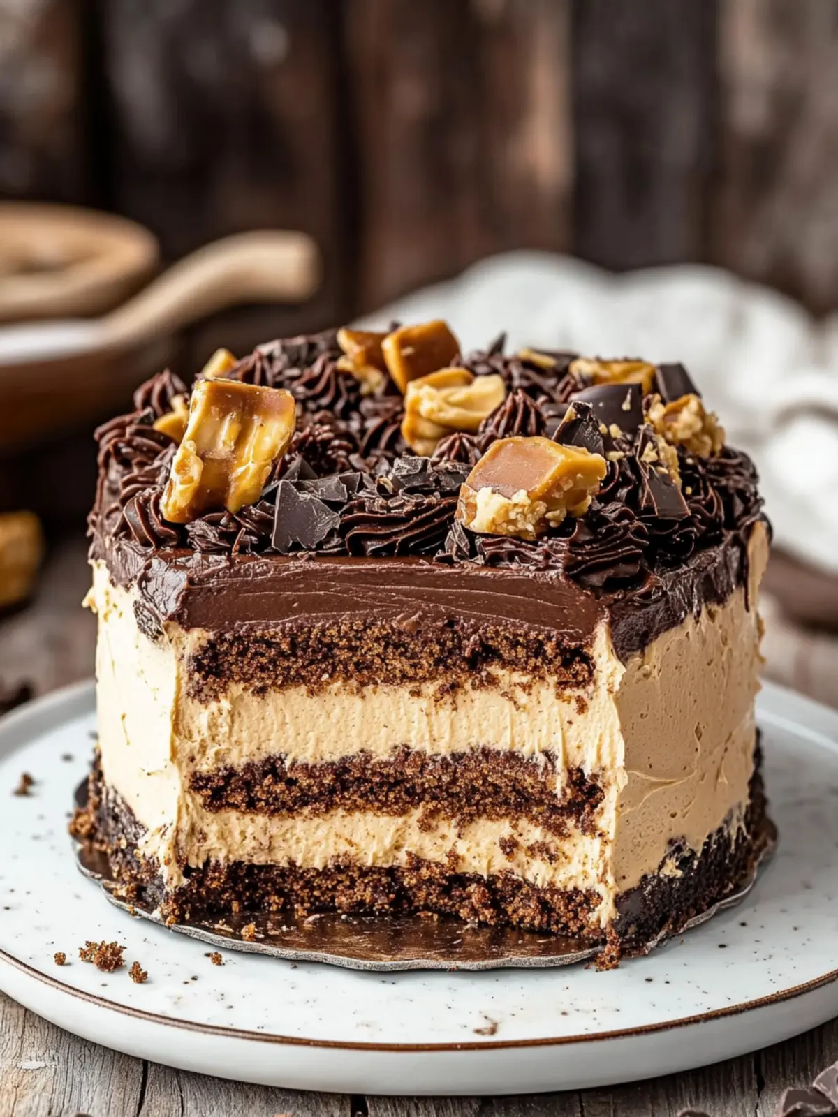 No Bake Chocolate Peanut Butter Cake Bliss in Every Bite 4 No Bake Chocolate Peanut Butter Cake