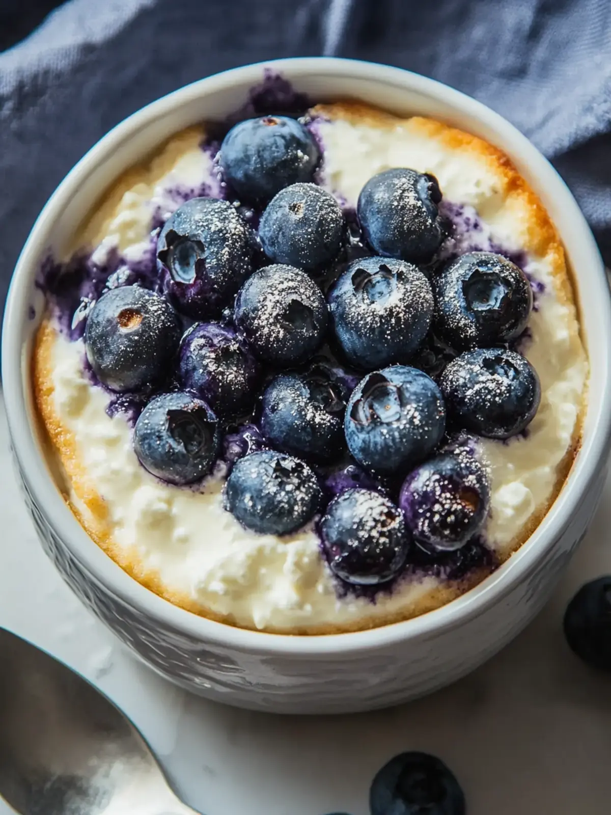 Delicious Baked Blueberry Cottage Cheese Breakfast Bowls 3 Baked Blueberry Cottage Cheese Breakfast Bowls