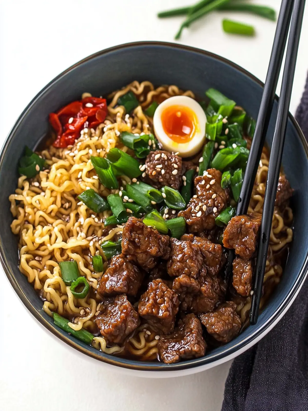Mongolian Beef Ramen