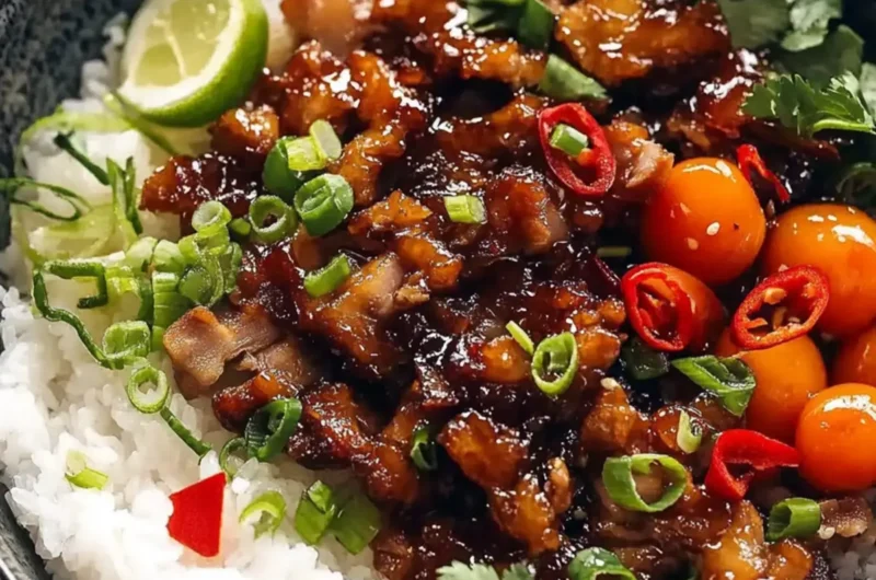 Vietnamese Caramelised Pork Bowls