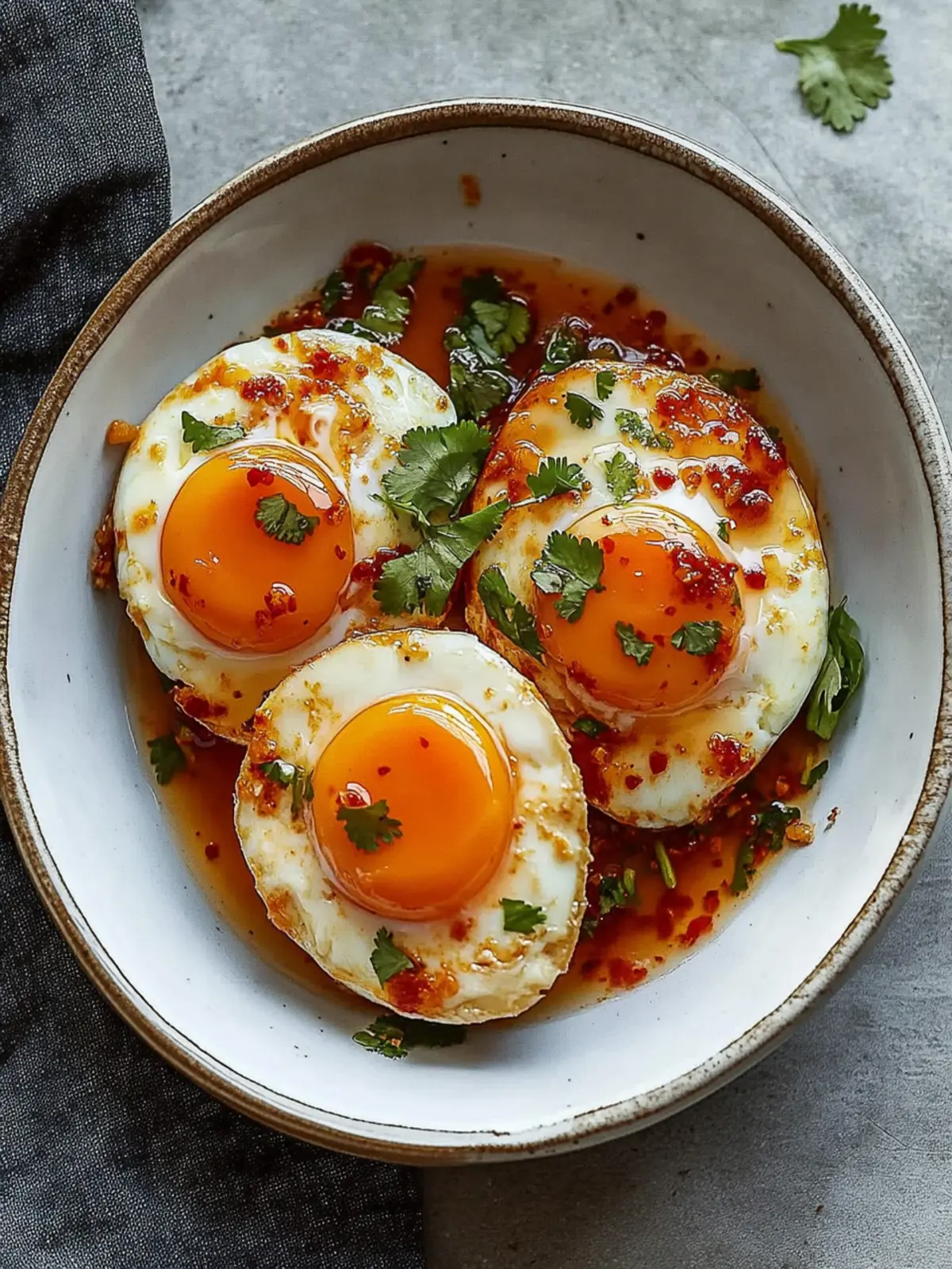 Sweet Chili Eggs