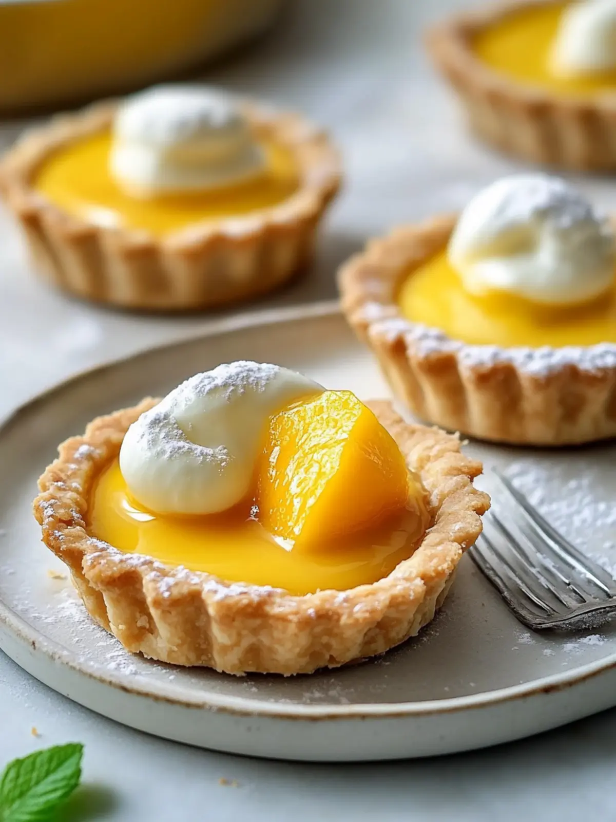 Indulge in Mango Vanilla Lava Tartlets for a Tropical Treat 3 Mango Vanilla Lava Tartlets
