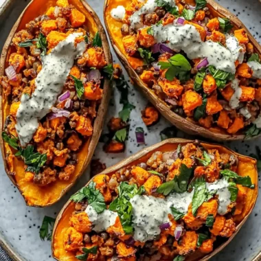 Vegan Stuffed Sweet Potatoes: A Wholesome Dinner Delight 9 Vegan Stuffed Sweet Potatoes