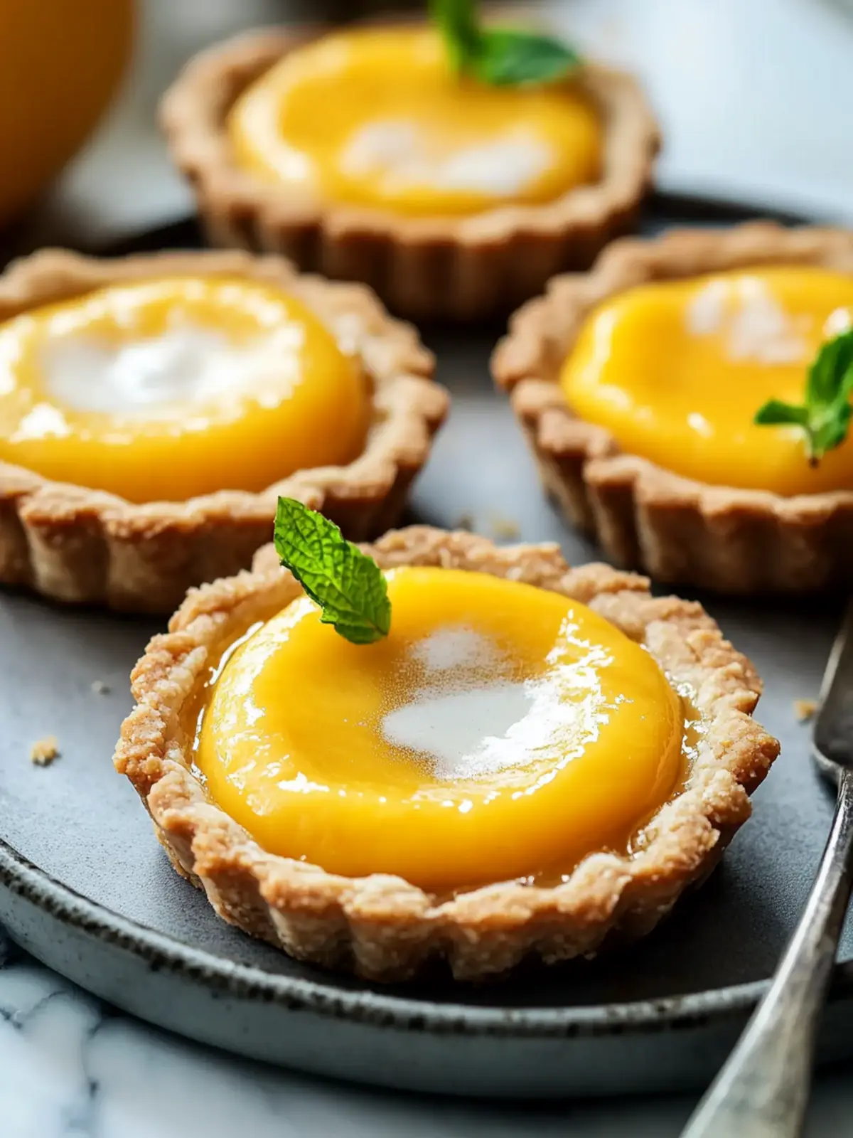 Indulge in Mango Vanilla Lava Tartlets for a Tropical Treat 4 Mango Vanilla Lava Tartlets
