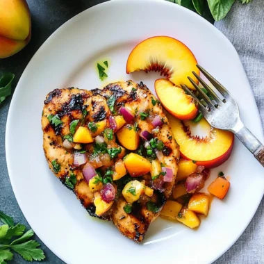 Grilled Peach Salsa Chicken: Bright Flavors for Summer Nights 10 Peach Salsa Chicken