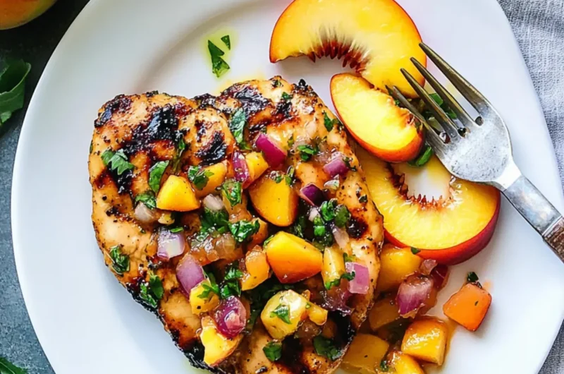 Peach Salsa Chicken