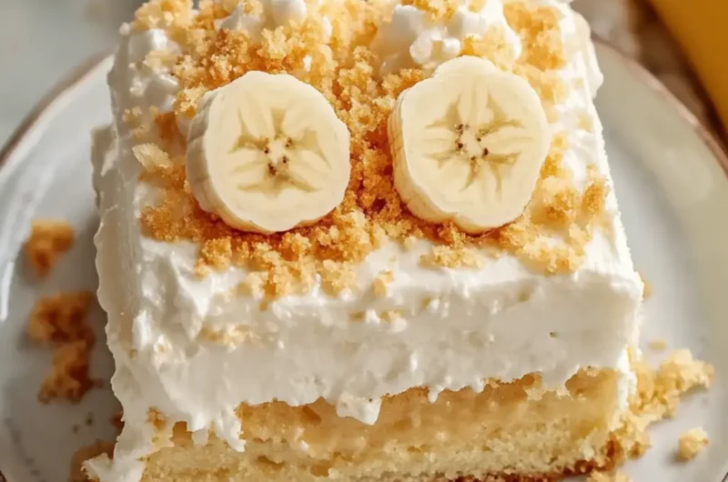 Sweet Banana Pudding Tres Leches Cake