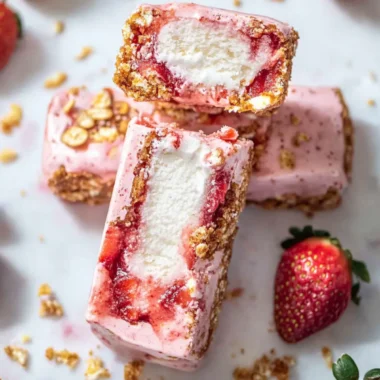 Delightful Homemade Strawberry Shortcake Ice Cream Bars Recipe 9 Homemade Strawberry Shortcake Ice Cream Bars