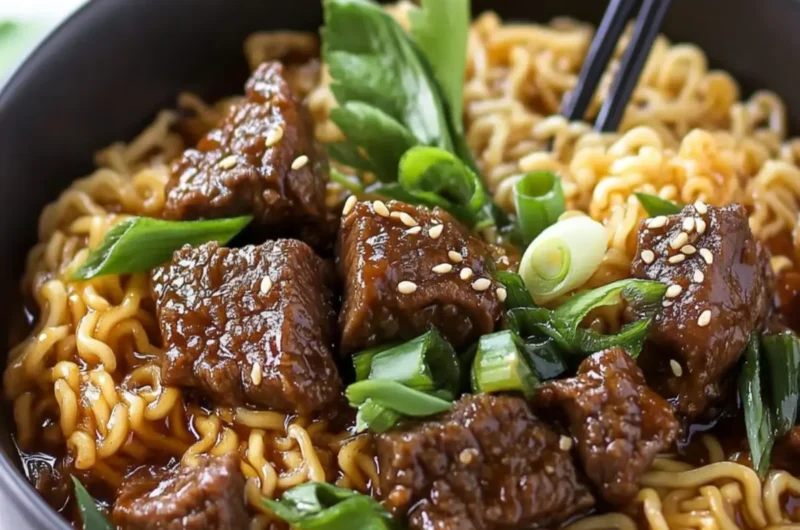 Mongolian Beef Ramen