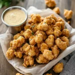 Baked Popcorn Chicken with Garlic Parmesan Twist 14 Popcorn Chicken