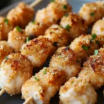 Crispy Panko-Crusted Chicken Skewers – Oven-Baked Perfection 12 Crispy Panko-Crusted Chicken Skewers - Oven-Baked