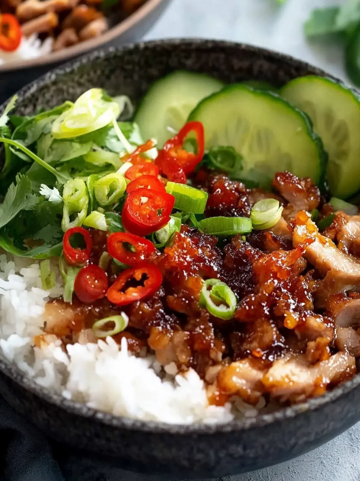 Vietnamese Caramelised Pork Bowls
