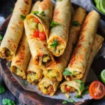 Crispy Easy Vegan Taquitos (Baked Veggie Flautas) Recipe 15 Easy Vegan Taquitos (Baked Veggie Flautas)