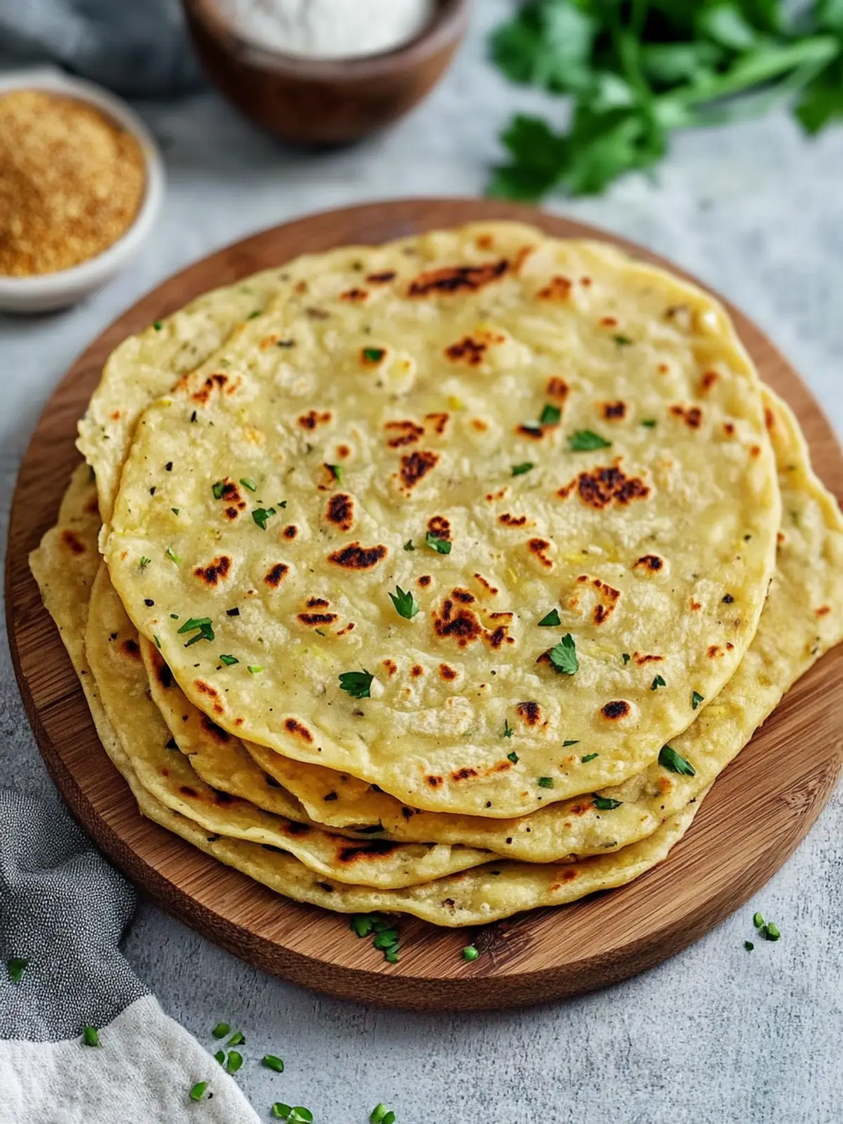 Delicious Vegan Potato Flatbread: Easy, Gluten-Free & No-Yeast 4 Potato Flatbread (Gluten-Free, Vegan, No-Yeast)