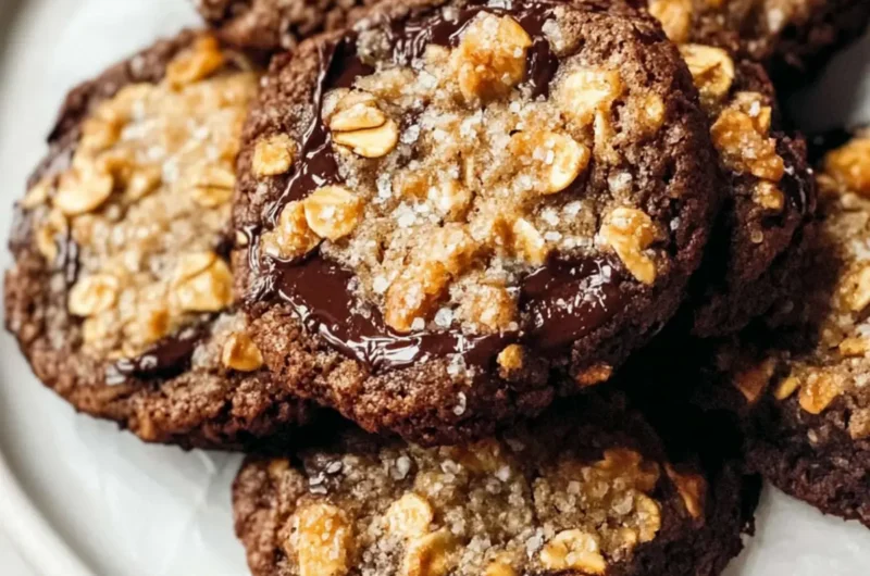 Smokey Bourbon Toffee Chocolate Oat Cookies (Butternut Bakery)