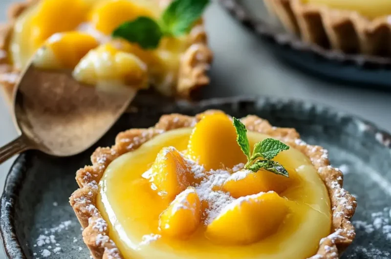 Mango Vanilla Lava Tartlets