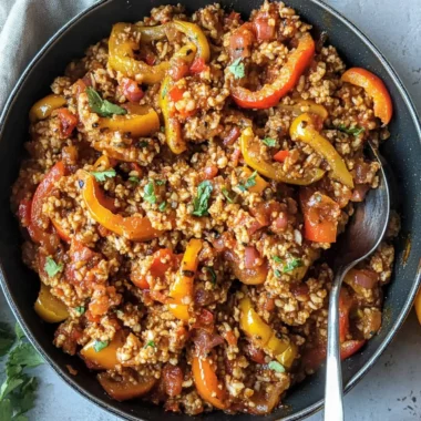 Easy Unstuffed Pepper Skillet: A Quick Dinner Delight 9 Easy Unstuffed Pepper Skillet
