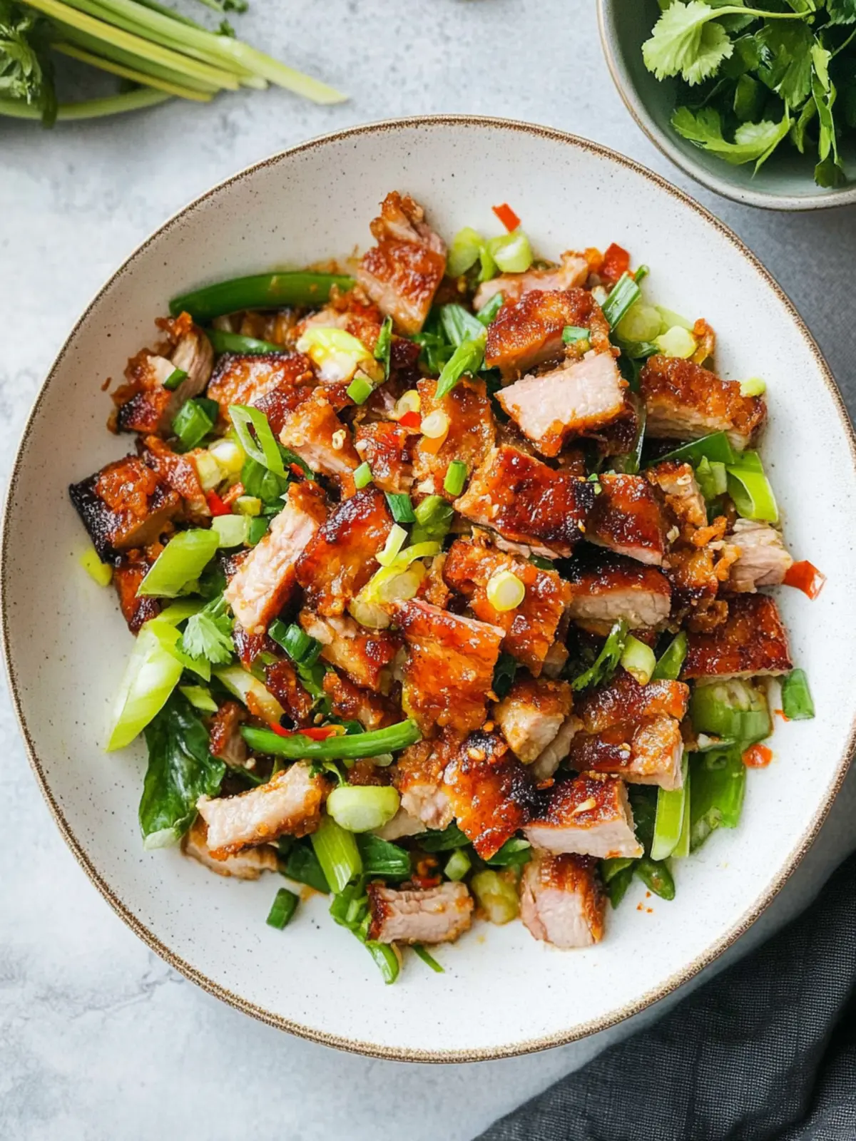 Crispy Twice Cooked Pork: A Flavorful Sichuan Delight 2 Crispy Twice Cooked Pork