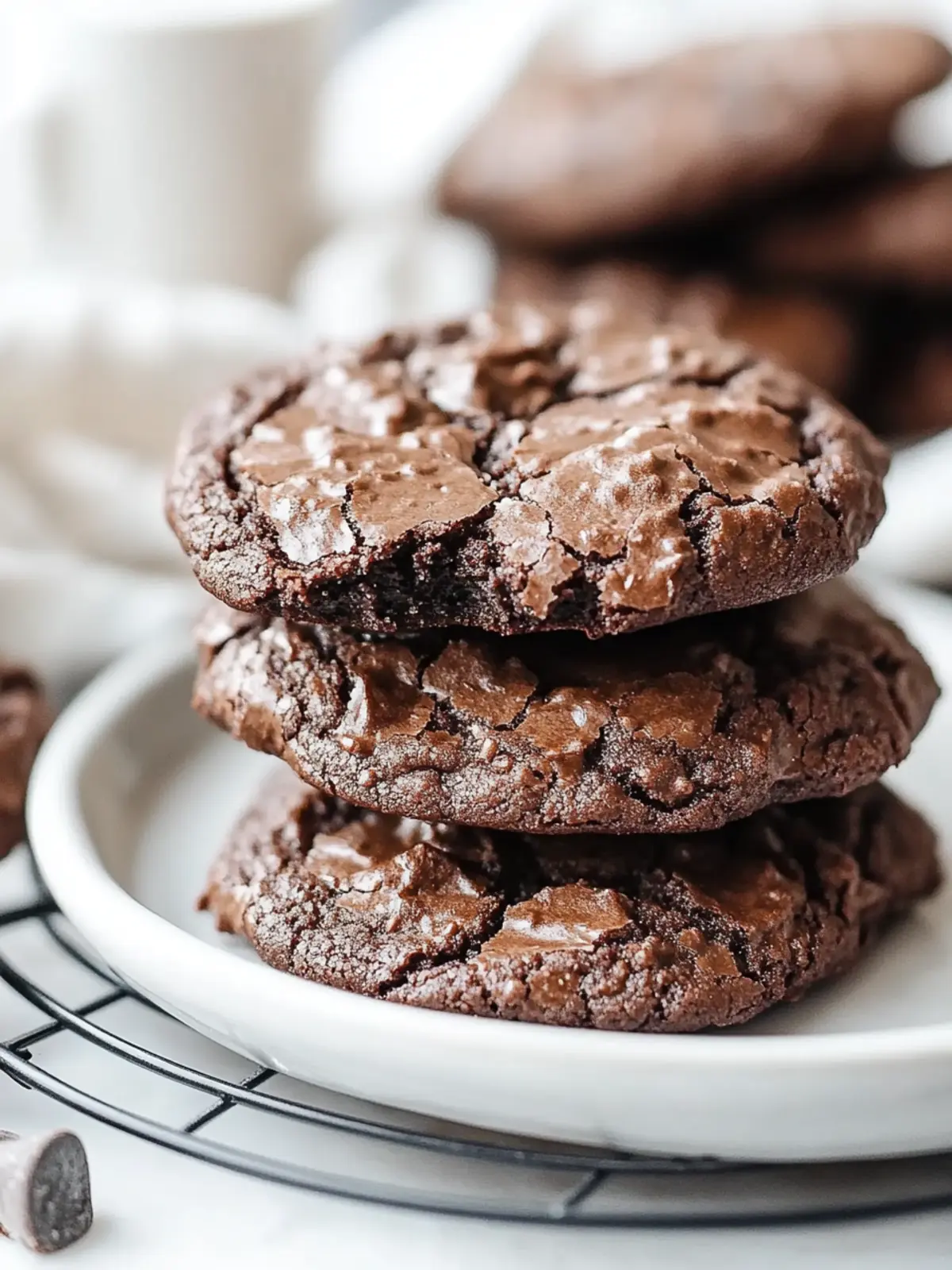 Decadent Chewy, Fudgy Flourless Chocolate Cookies You’ll Crave 3 Chewy, Fudgy Flourless Chocolate Cookies