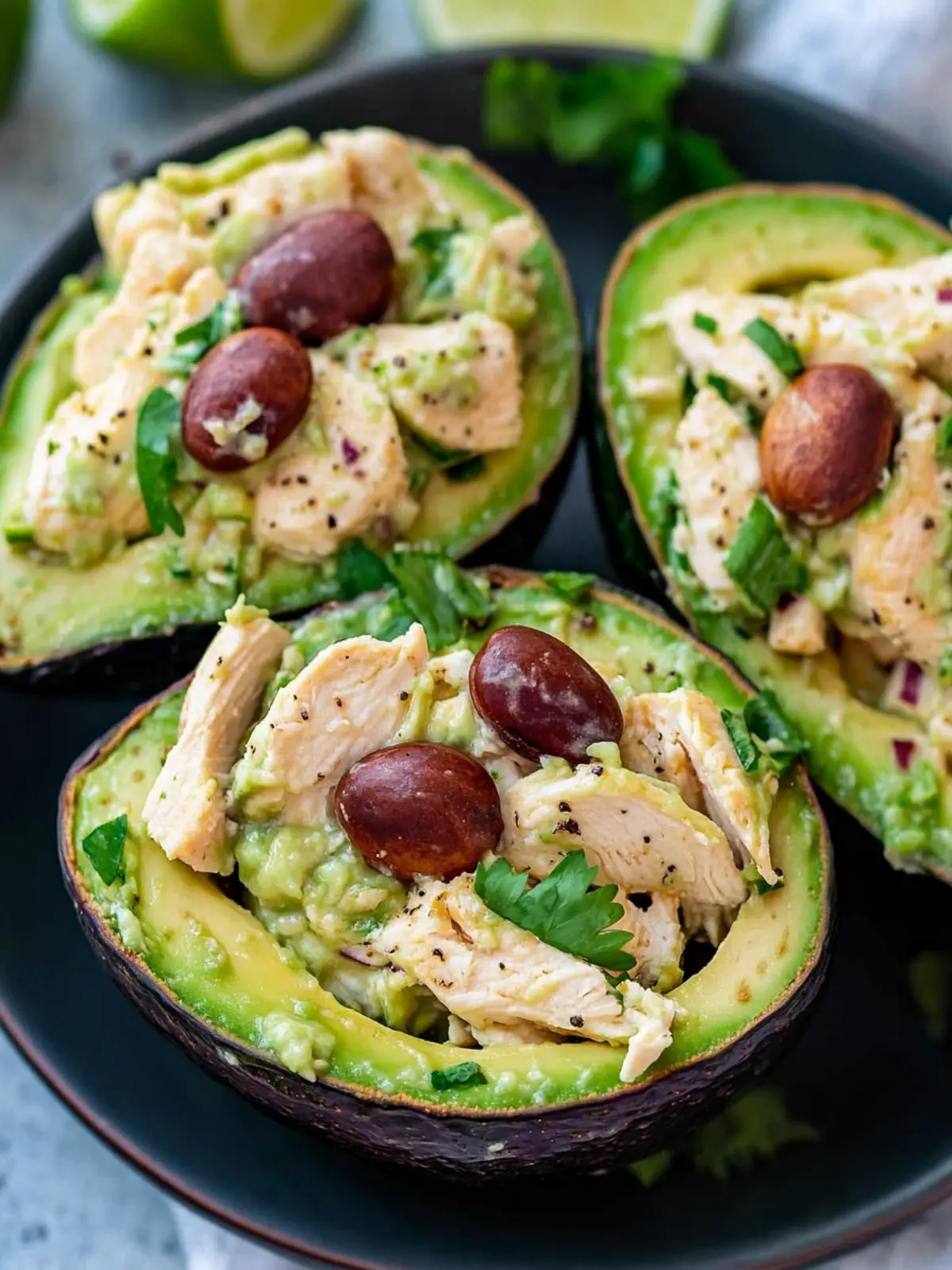 Stuffed Avocado Chicken Salad