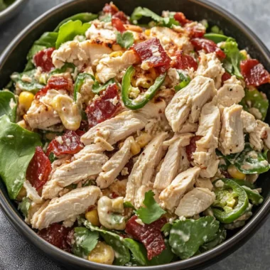 Jalapeño Popper Chicken Salad