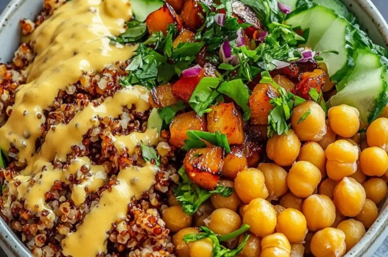 Crispy Chickpea Grain Bowl