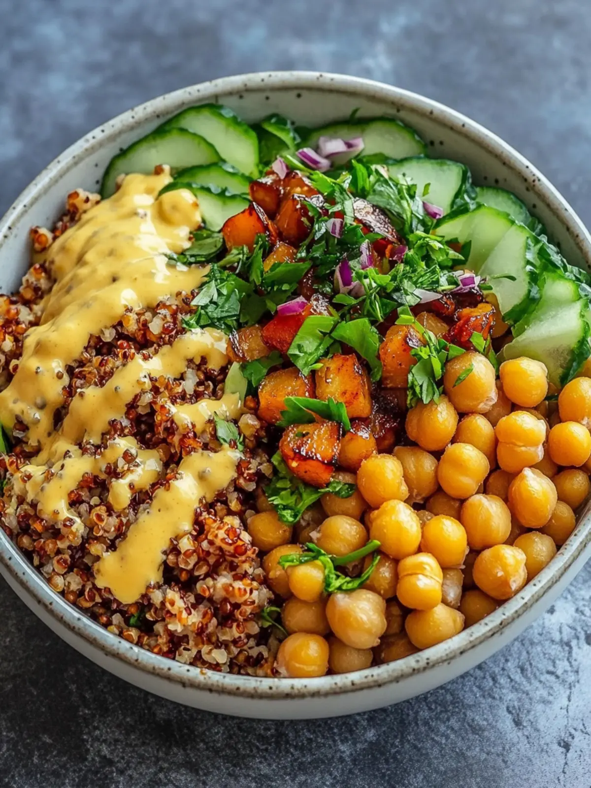 Crispy Chickpea Grain Bowl