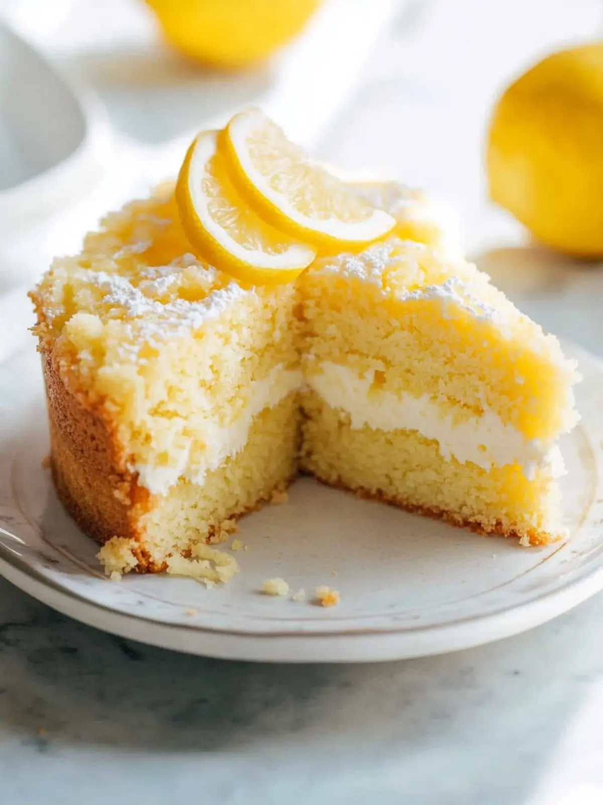 Lemon Coffee Cake with Cream Cheese Filling You'll Love 5 Lemon Coffee Cake with Lemon Cream Cheese Filling