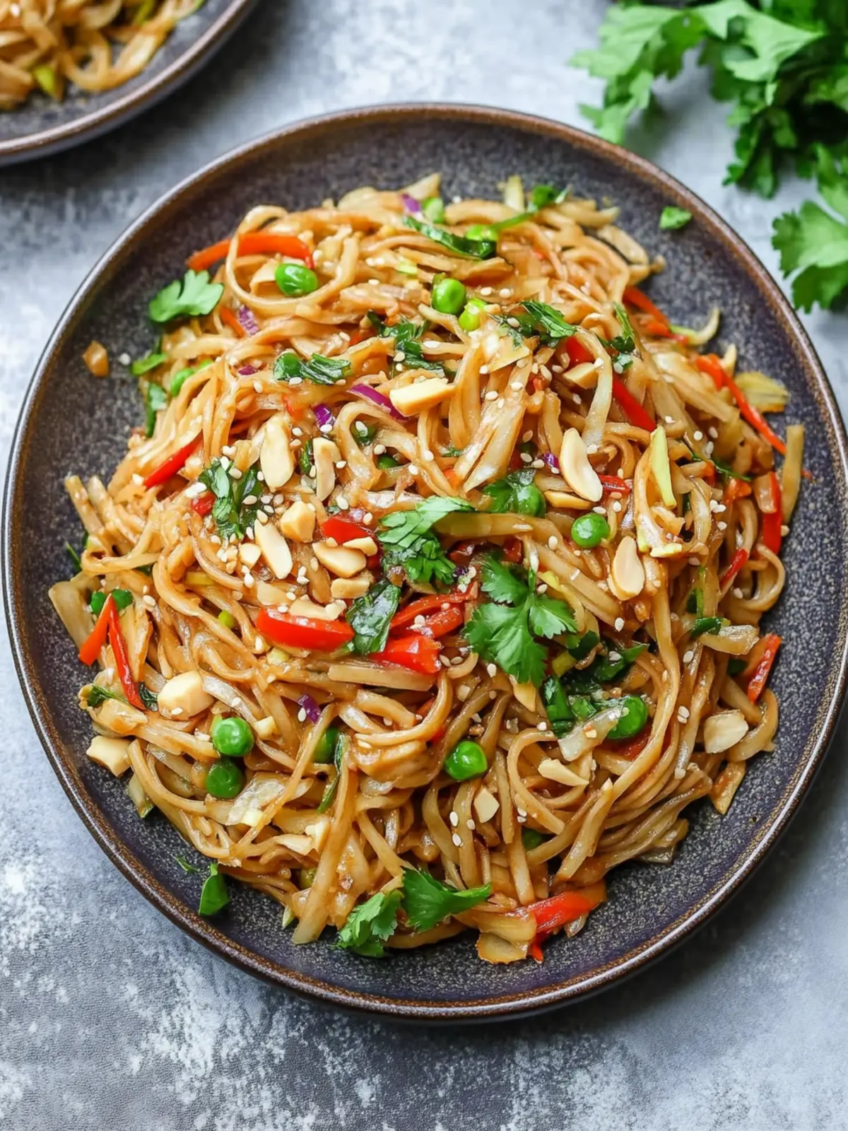 Stir-Fried Peanut Sesame Noodles