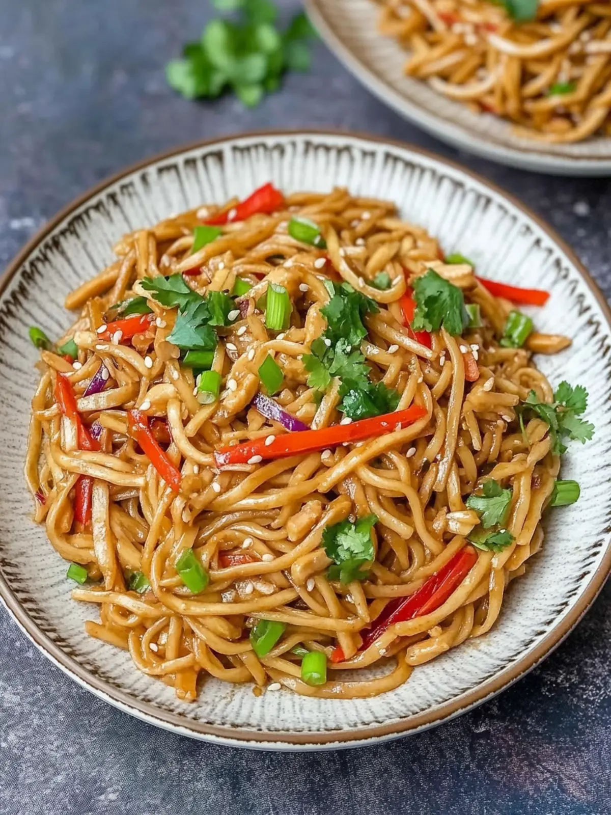 Stir-Fried Peanut Sesame Noodles