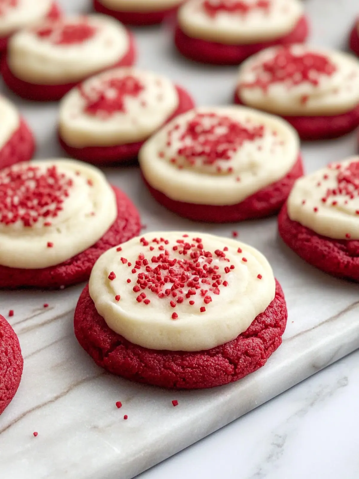 Frosted Red Velvet Cake Mix Cookies That Wow Your Taste Buds 4 Frosted Red Velvet Cake Mix Cookies