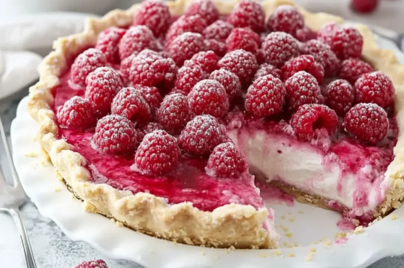 Raspberry Cream Pie