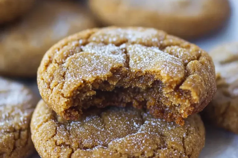 Chewy Molasses Ginger Cookies