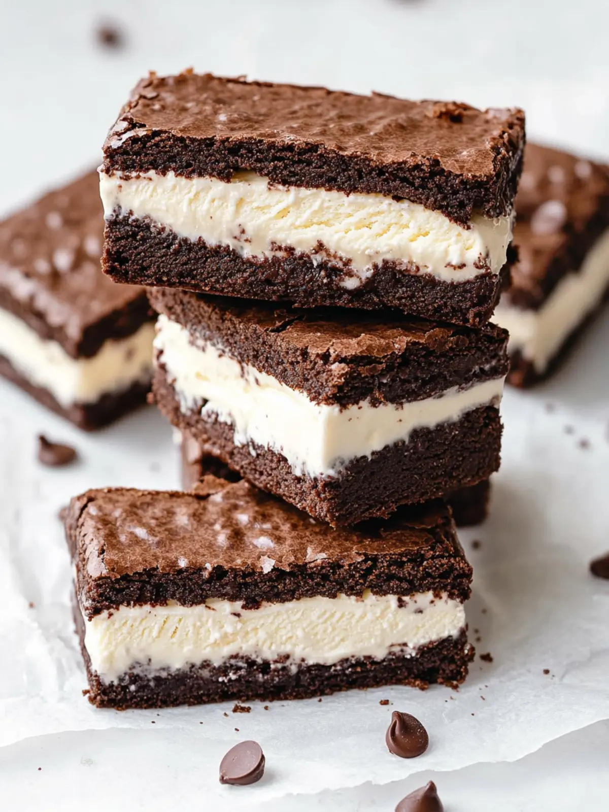 Decadent Brownie Ice Cream Sandwiches for Sweet Cravings 3 Brownie Ice Cream Sandwiches