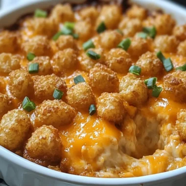 Simple and Delicious Tater Tot Casserole